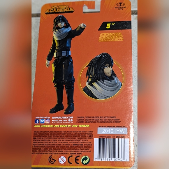 Brand New My Hero Academia - Shota Aizawa 5'' Action Figure MHA - McFarlane Toys - Picture 2 of 2